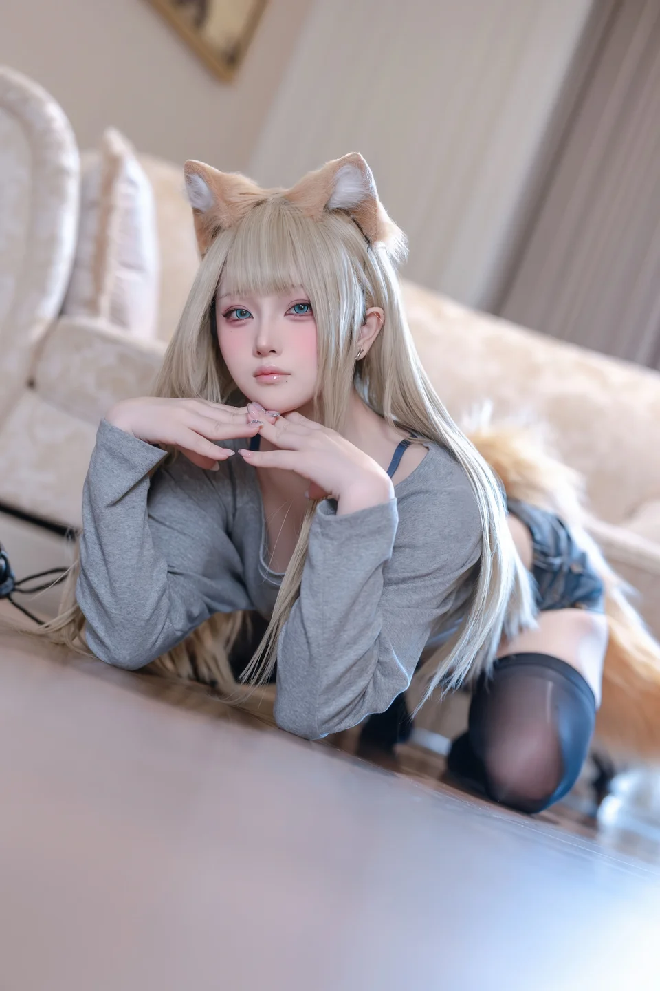 屿鱼 - 黄豆粉 T1 [54P-391MB] tg@simisebaisi 【丝足阁】042.webp